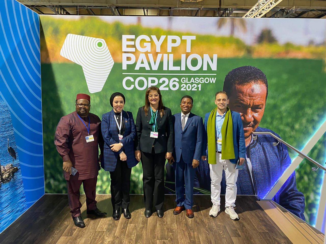 the Minister of Planning and Economic Development meets Fathy in Cop26