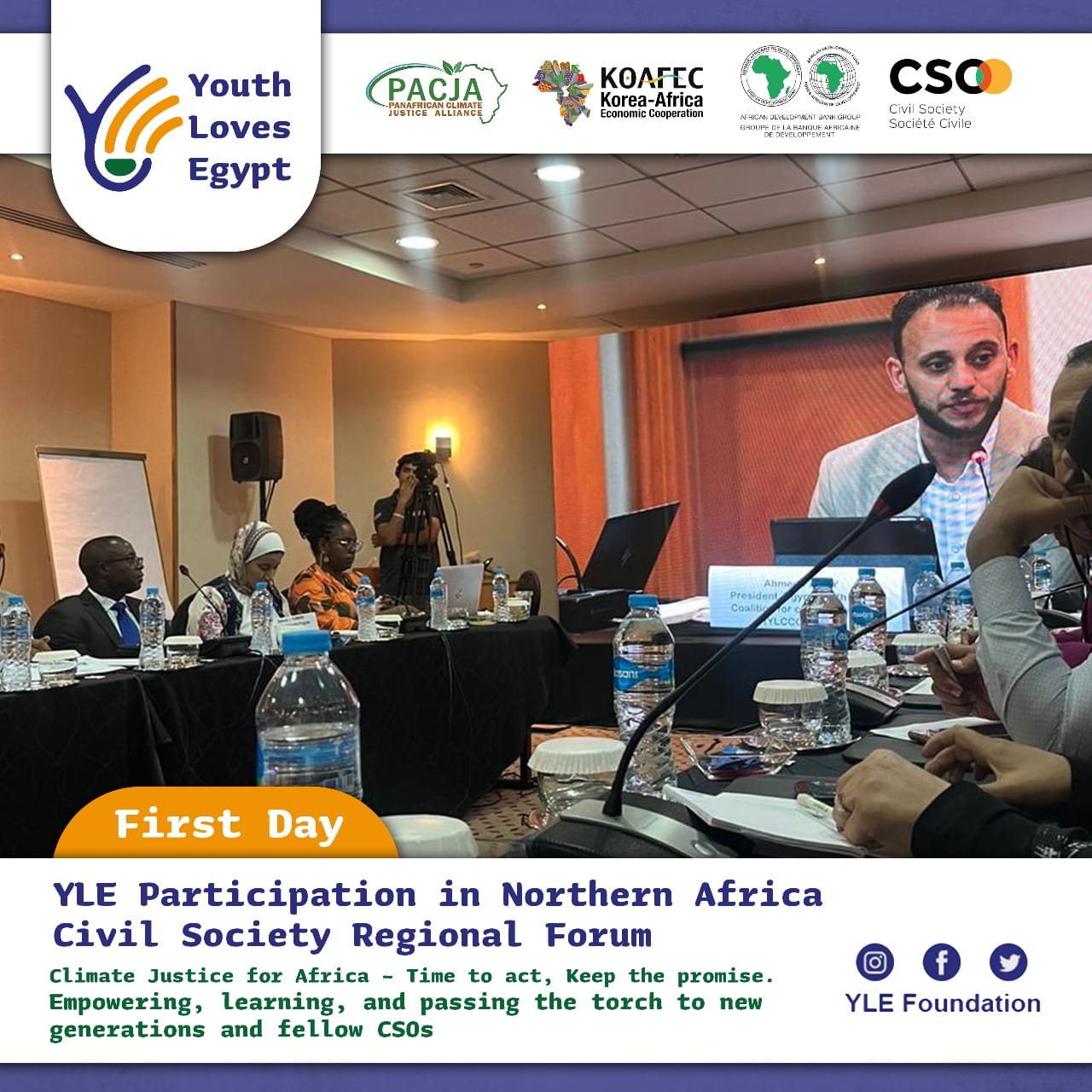  YLE Foundation participates in The Northern Africa Civil Society Regional Forum 